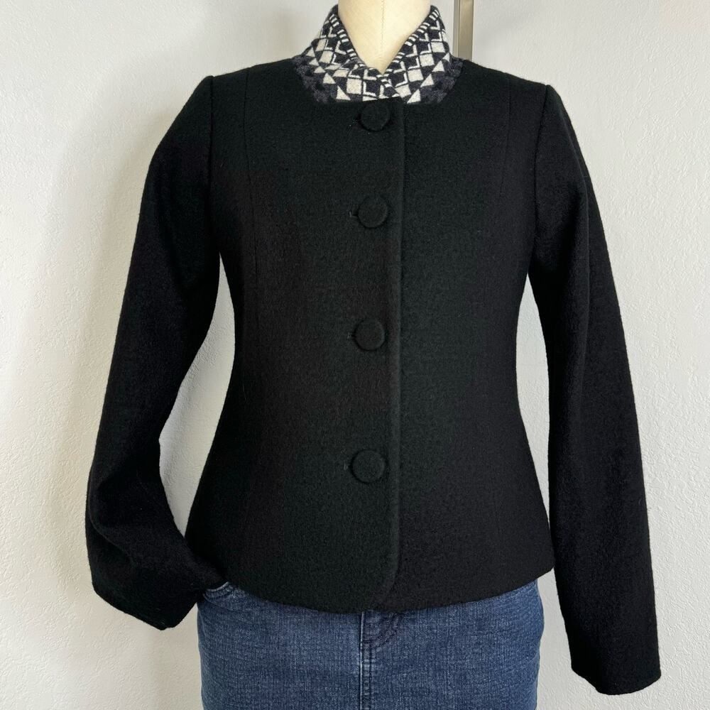 Pendleton Wool Blazer Jacket Black Small Petite W… - image 2